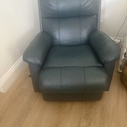 Macys Blue Rocking and Reclining Chair
