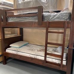 Twin Over Twin BUNKBED Mattresses Include