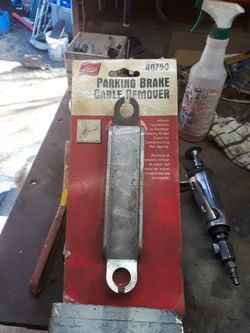Parking brake cable remover
