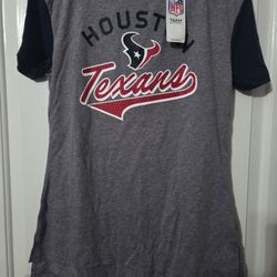 Houston Texans Small Womens NFL Team Apparel Shirt 
