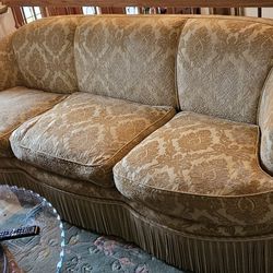 Sofa Couch Bench Lounge Chair Chaise Luxurious Fabric Livingroom Den Home Office Sunroom