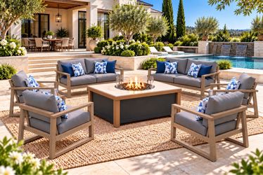 New patio set high quality 9 pieces