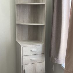 FREE DELIVERY: Corner Bookcase With Storage