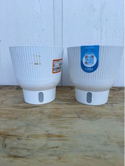 💦Easy watering plastic pots🪴