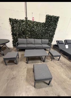 New Outdoor Patio Aluminum Furniture Sofa Set