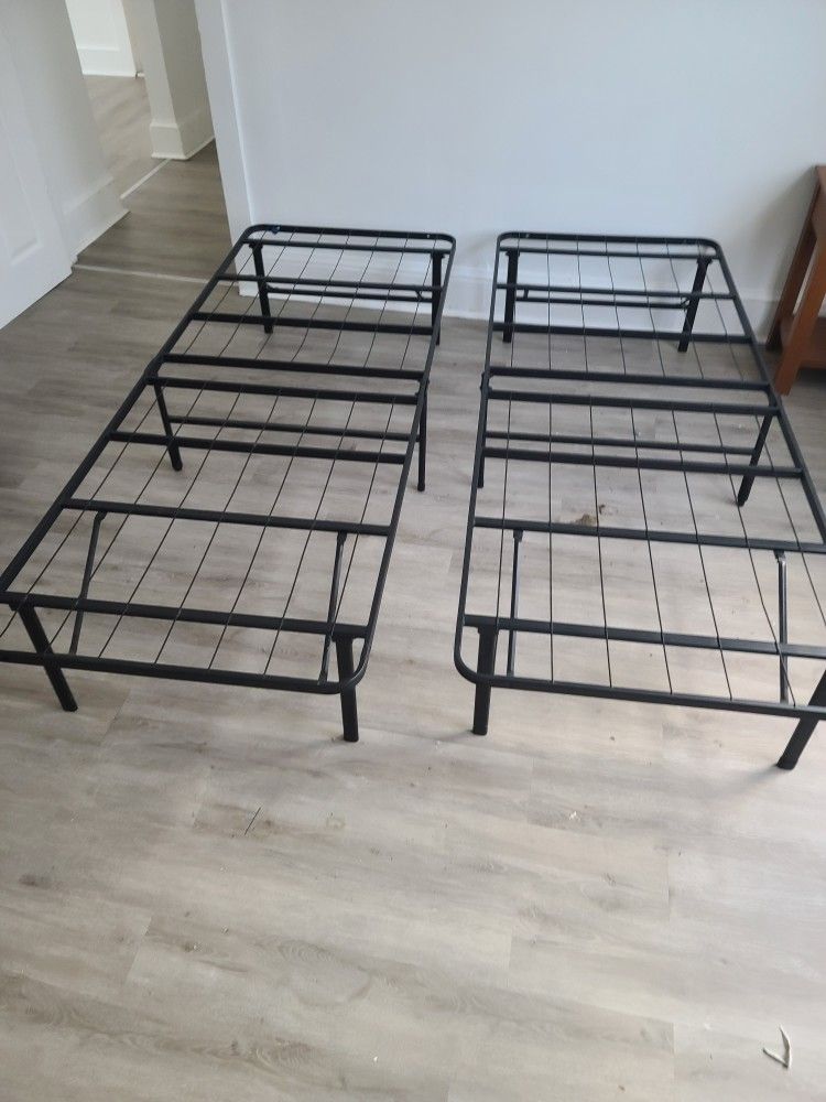 (2) Foldable TWIN Bed Frames