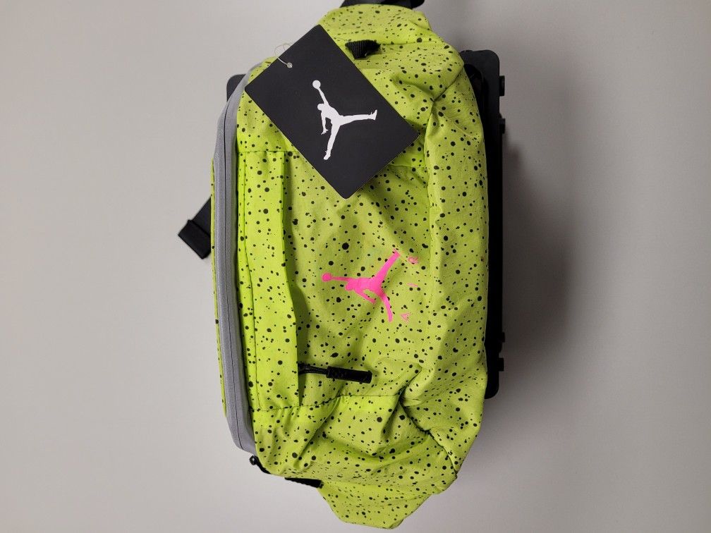 Brand New!! Nike Air Jordan Jumpman Fannypack/Waist Bag.  Yellow Pink Green