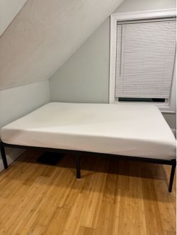 Bed (foam mattress  + frame)