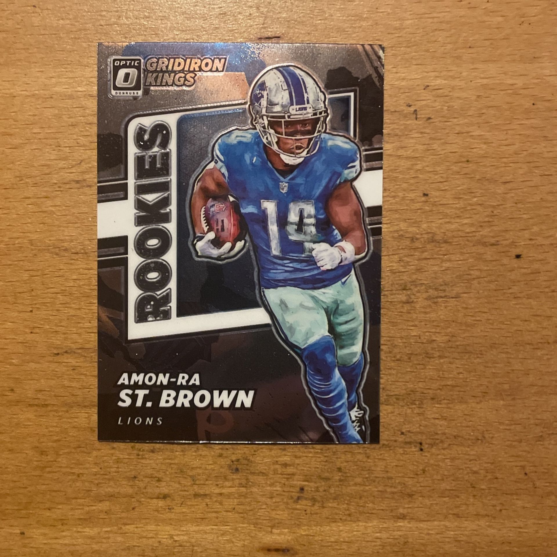 2021 OPTIC AMON-RA ST BROWN ROOKIES CARD