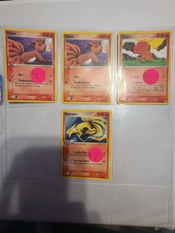 Vulpix and Ninetales pokemon cards