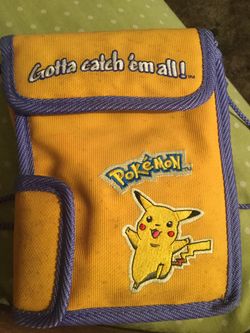 Pokemon carrying case/bag