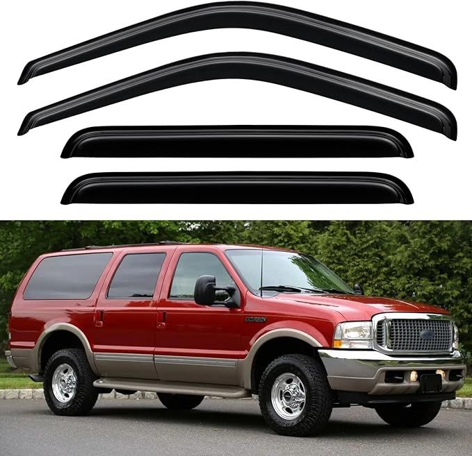 Car Window Visor Set for 2003-2005 Ford Excursion