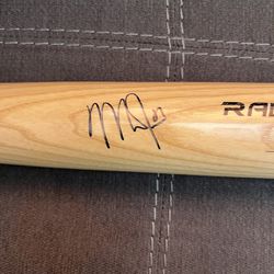 Angels Mike Trout Autographed Bat