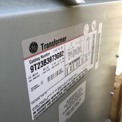 3 General electric 45 kVA transformer, Brand New