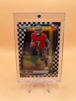 2024 Bucky Irving checkered Prizm rookie football card🔥