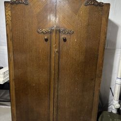 Vintage Camphor Wood Armoire (1920s-1940s) for Sale!