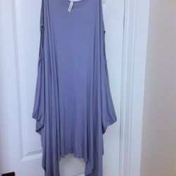 Blue Drape Dress