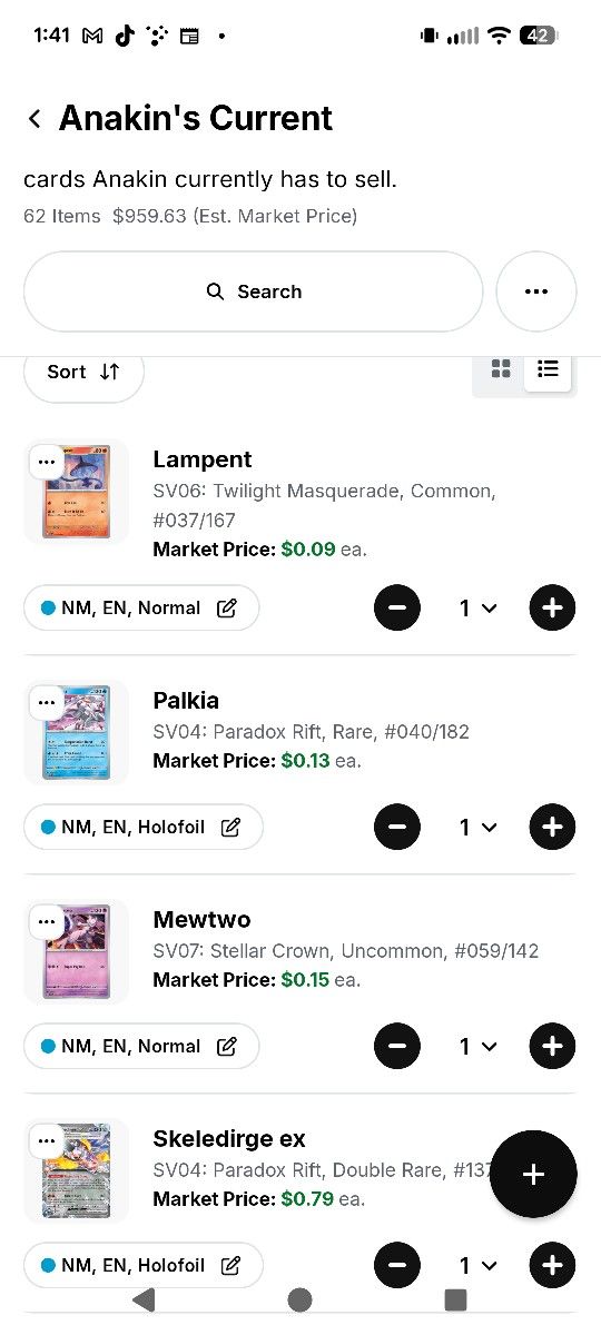 My Son Is Selling His Pokemon Cards