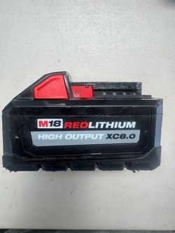 Milwaukee M18 8.0 High Output Battery
