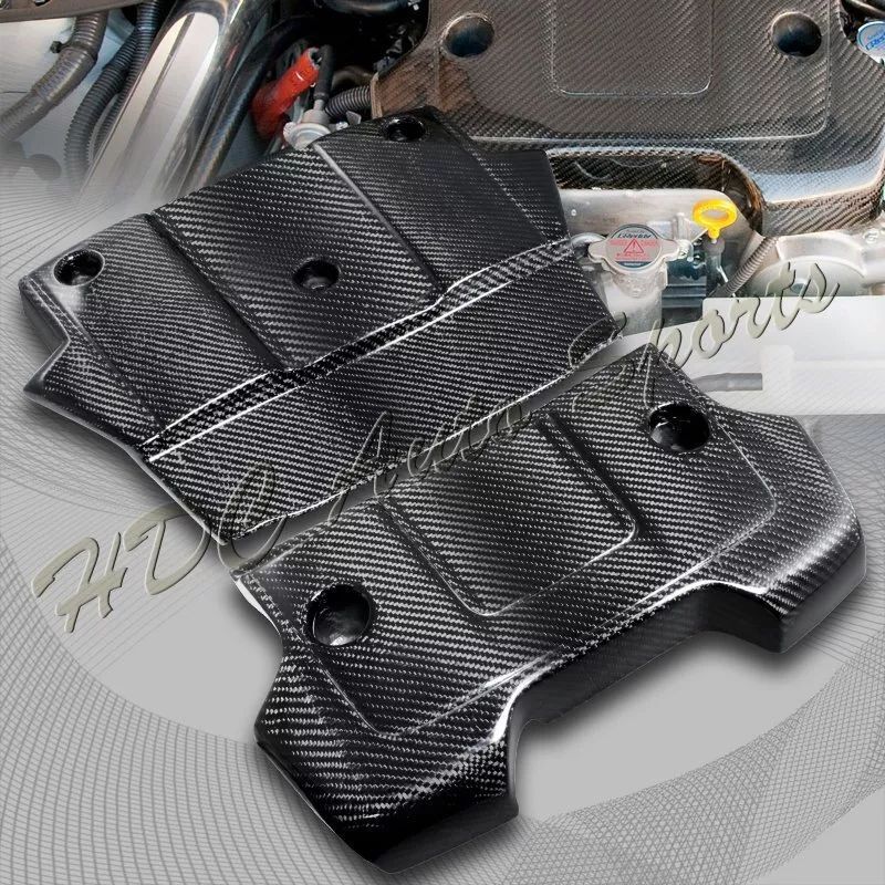For 2009-2016 Nissan 370Z Z34 Light Weight Real Carbon Fiber Engine Cover Kit -(2-EGC-2650-CF