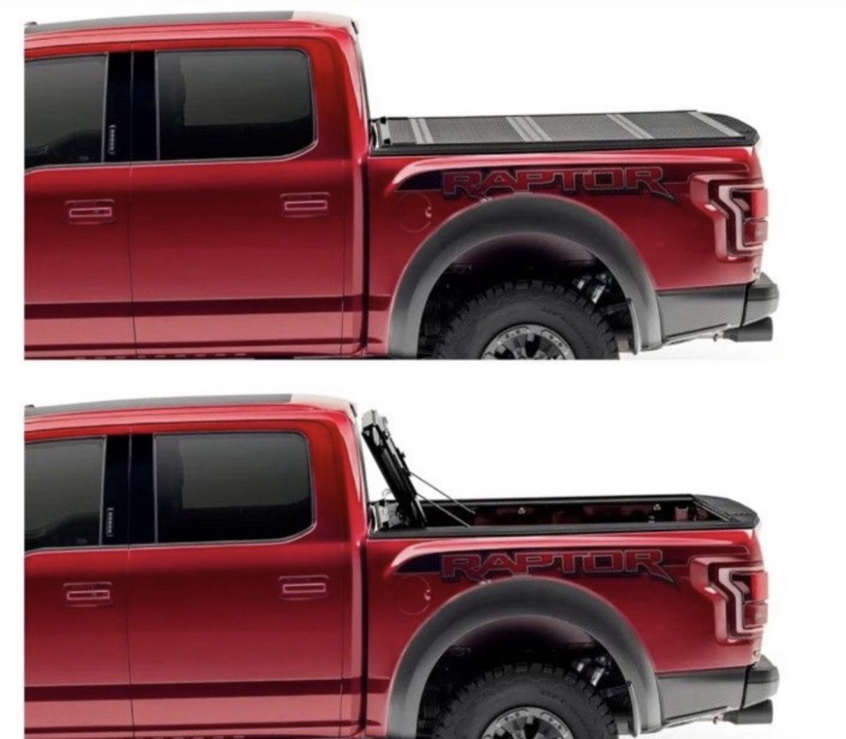 RealTruck BAK BAKFlip F1 Hard Folding Truck Bed Tonneau Cover | 772130 | Fits 2019-2025 