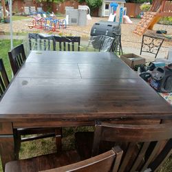 Dining Room Table Cherry With 6 Chairs