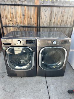 LG electric washer and dryer