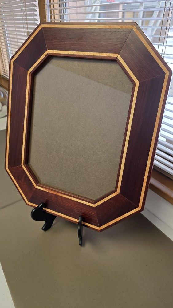 Vintage HANDMADE Wooden Ohio State Frame