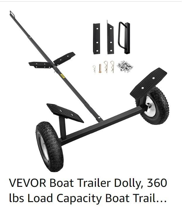 VEVOR Boat Trailer Dolly / 360 Load Capacity / Boating / Water Sports