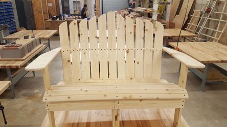 Handmade Adirondack Loveseat