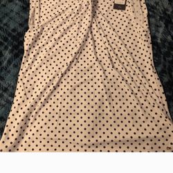 Tommy Hilfiger White Polka Dot Blouse