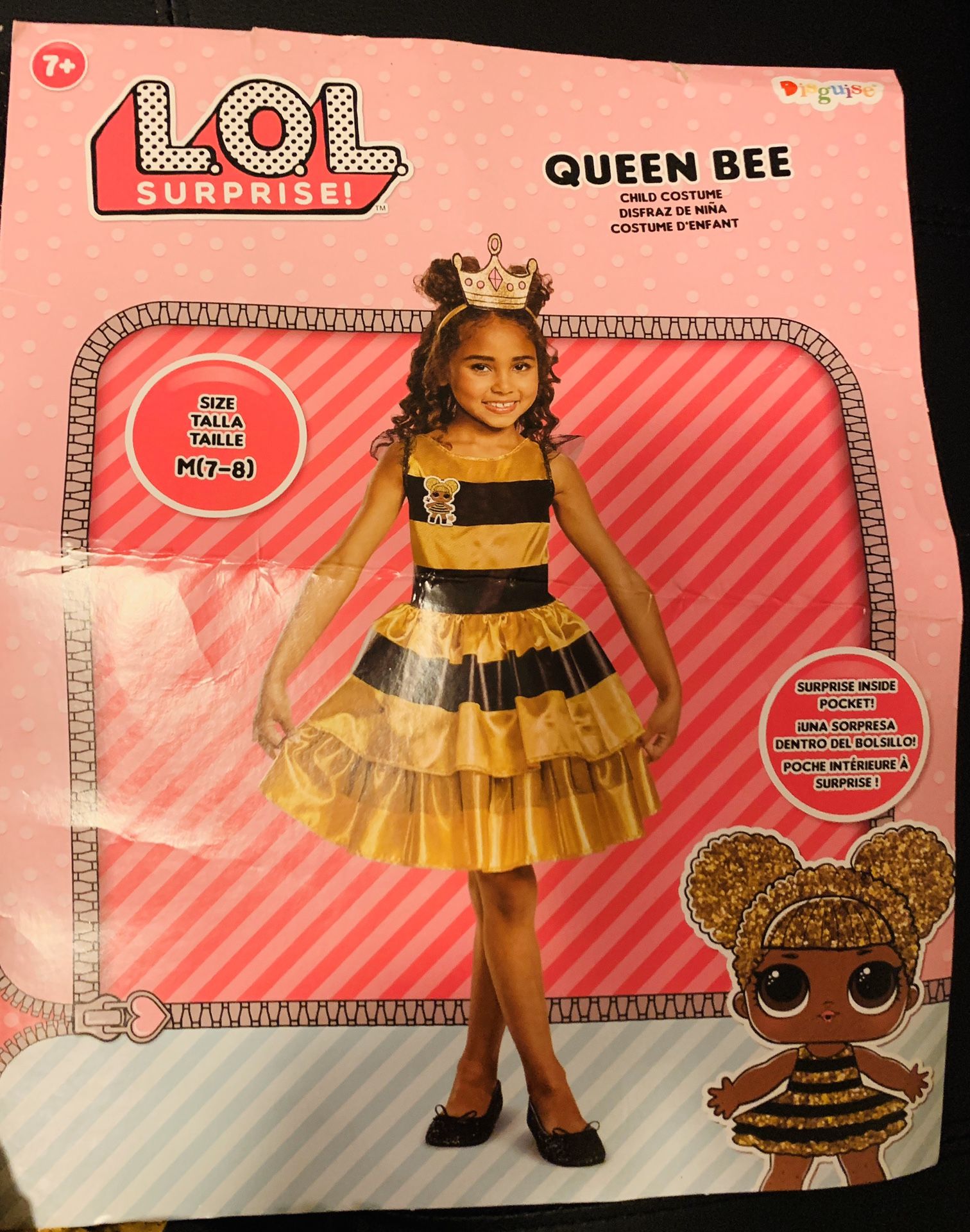 LOL Doll Halloween Costume “Queen Bee” size 7/8