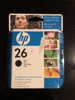 New hp 26 black ink