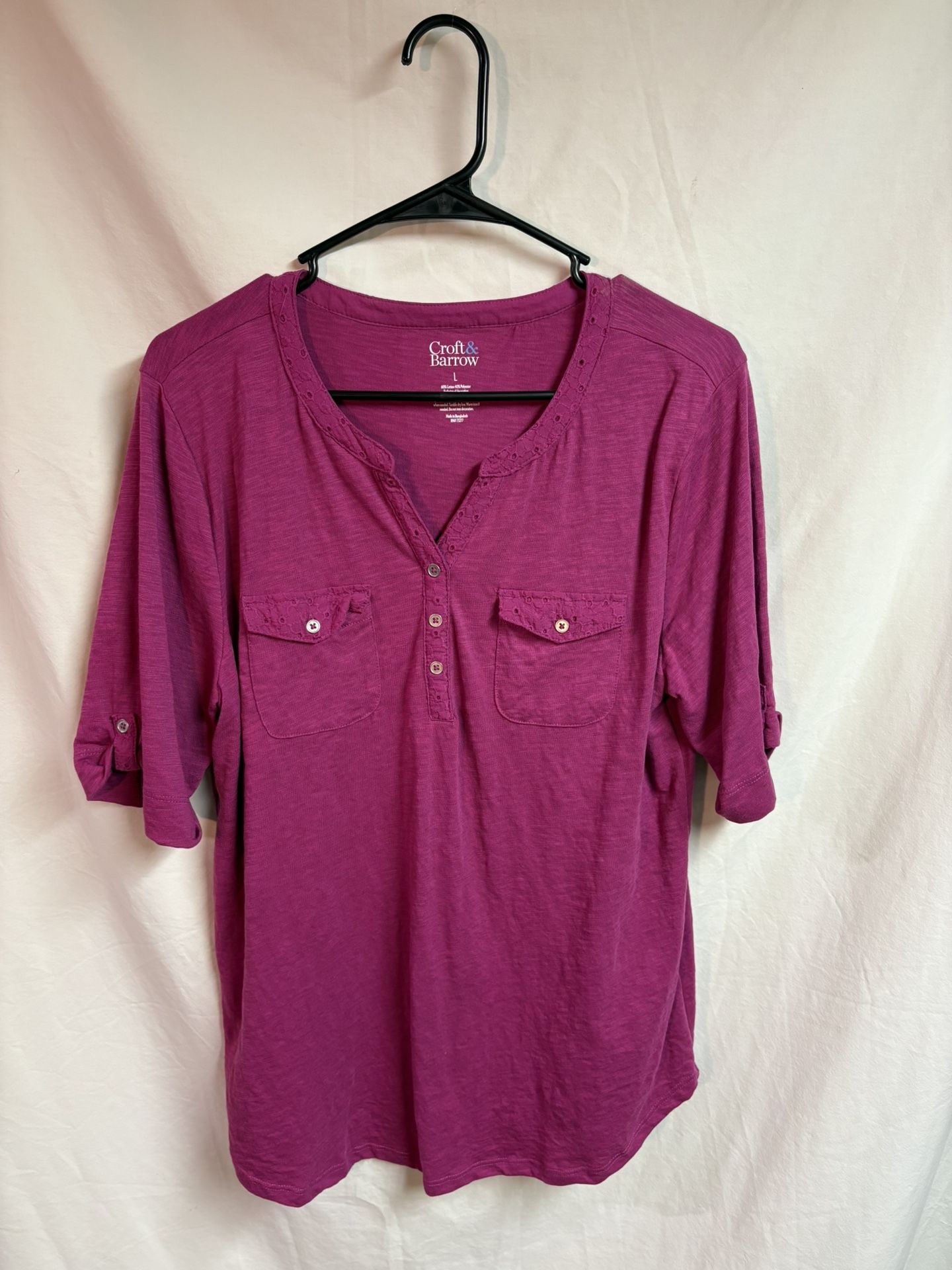 Croft & Barrow Purple Shirt