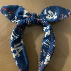 Dodgers Bowknot Headband Handmade 