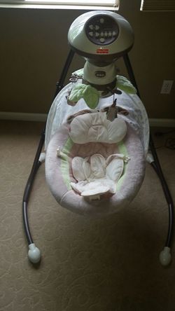 Fisher Price Cradle N Swing My Little Snugabunny with AC Adapter for Sale in Tracy CA OfferUp