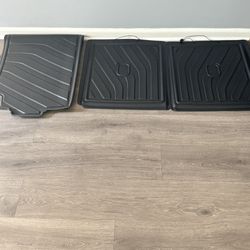 2019-2024 2025 X7 Cargo Liner & Backrest Mat (Not for 2021-2022 X7 50i and 2025 40i): AOMSAZTO Fit for 2019-2024 2025 BMW X7 All Weather Cargo Liner A