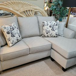 Grey Sofa Chaise (Sectional) Reversable