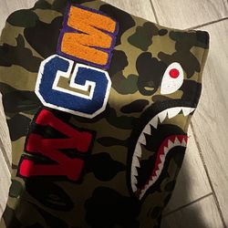 Authentic bape hoodie size small