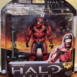 2011 McFarlane Halo Reach RED SPARTAN CQC Series 2 Figure MIP Brand New 