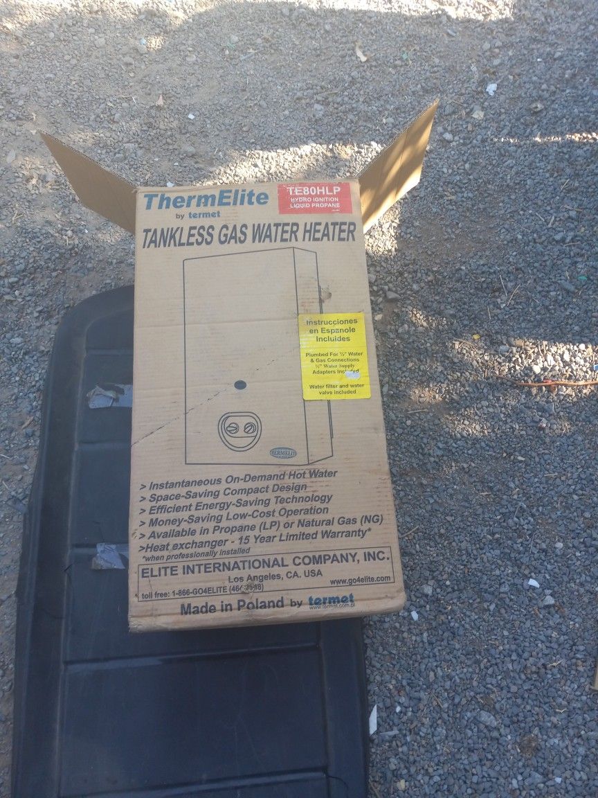 Thermelite By Termet Tankless Gas Water Haeter New