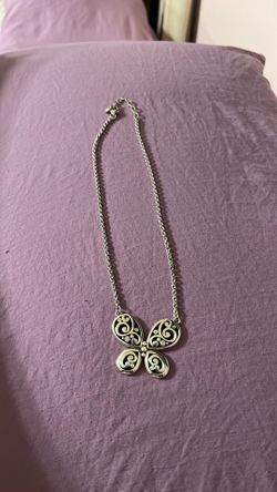 Brighton Silver Plated Filigree Butterfly