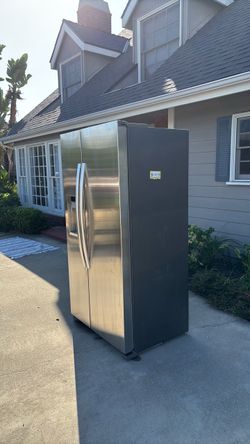 Stainless Steel Side-by-Side Refrigerator