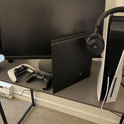PS5 Bundle – Console, 2 Controllers, PS4 & Monitor Included
