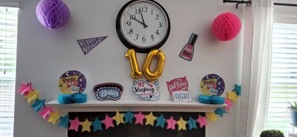 Slumber Party Squad Decorations From Oriental Trading Company