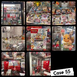 Dealer has just replenished case number 55 with fresh Pokémon Trading Card Game products, featuring the Scarlet & Violet—Prisma