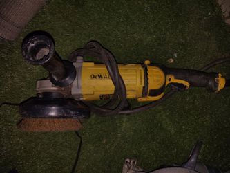 DeWalt large angle grinder.