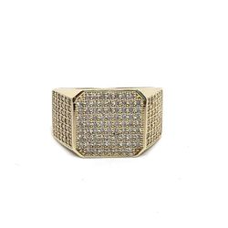 10K YG CZ Stone RING 5.4G EPJ024586