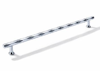 Chrome Twisted Bar Cabinet Pull Handle