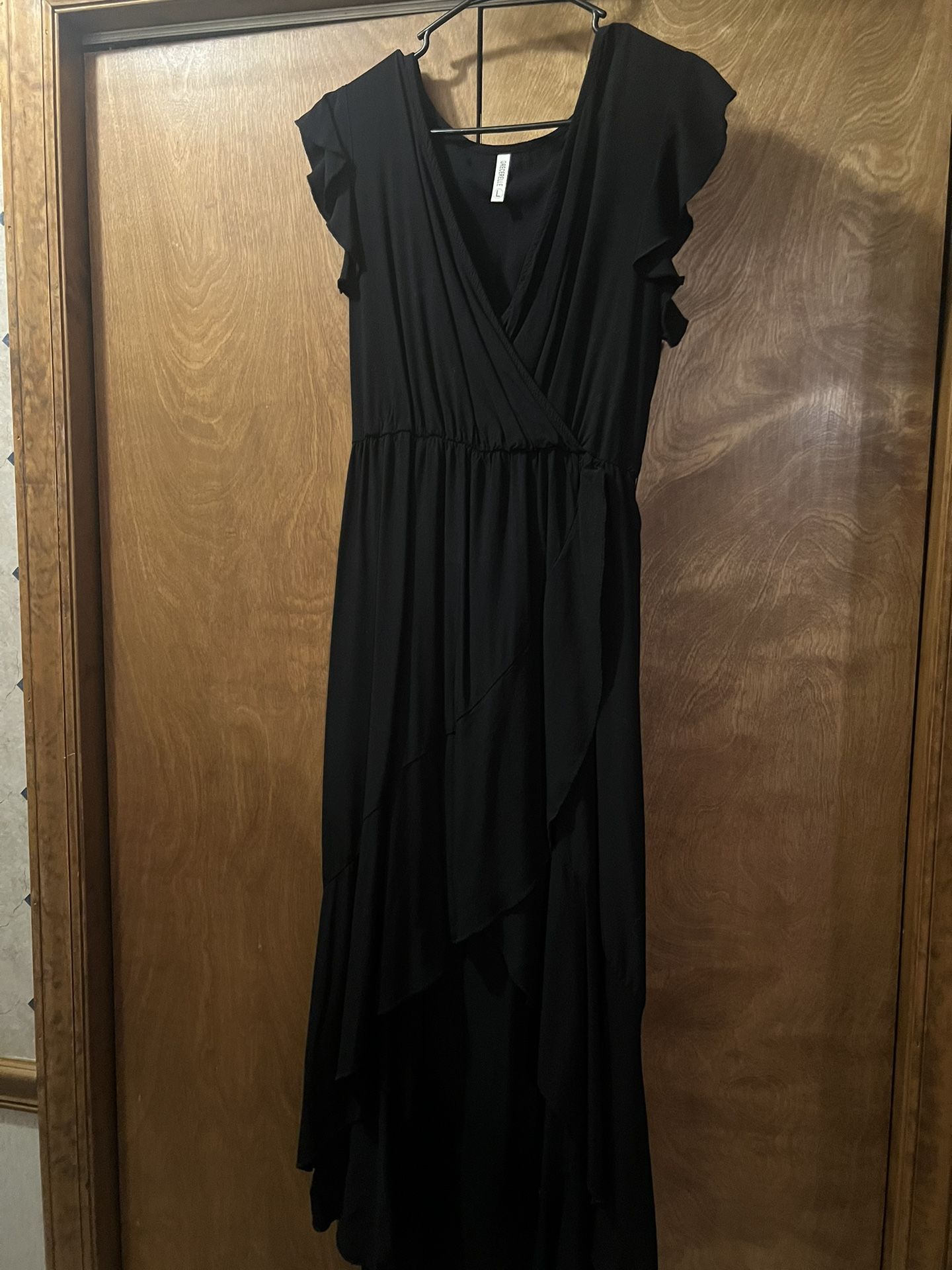 Grecerelle Woman’s Black High/low Dress